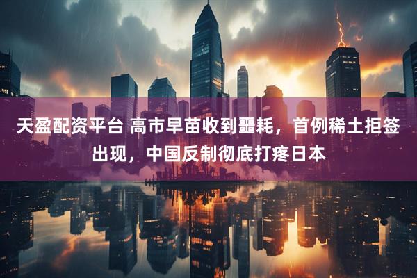 天盈配资平台 高市早苗收到噩耗，首例稀土拒签出现，中国反制彻底打疼日本